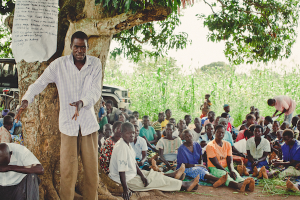 LEMU supports communities to document, debate, and agree on community land management rules to protect their natural resources and avoid land conflicts. © LEMU